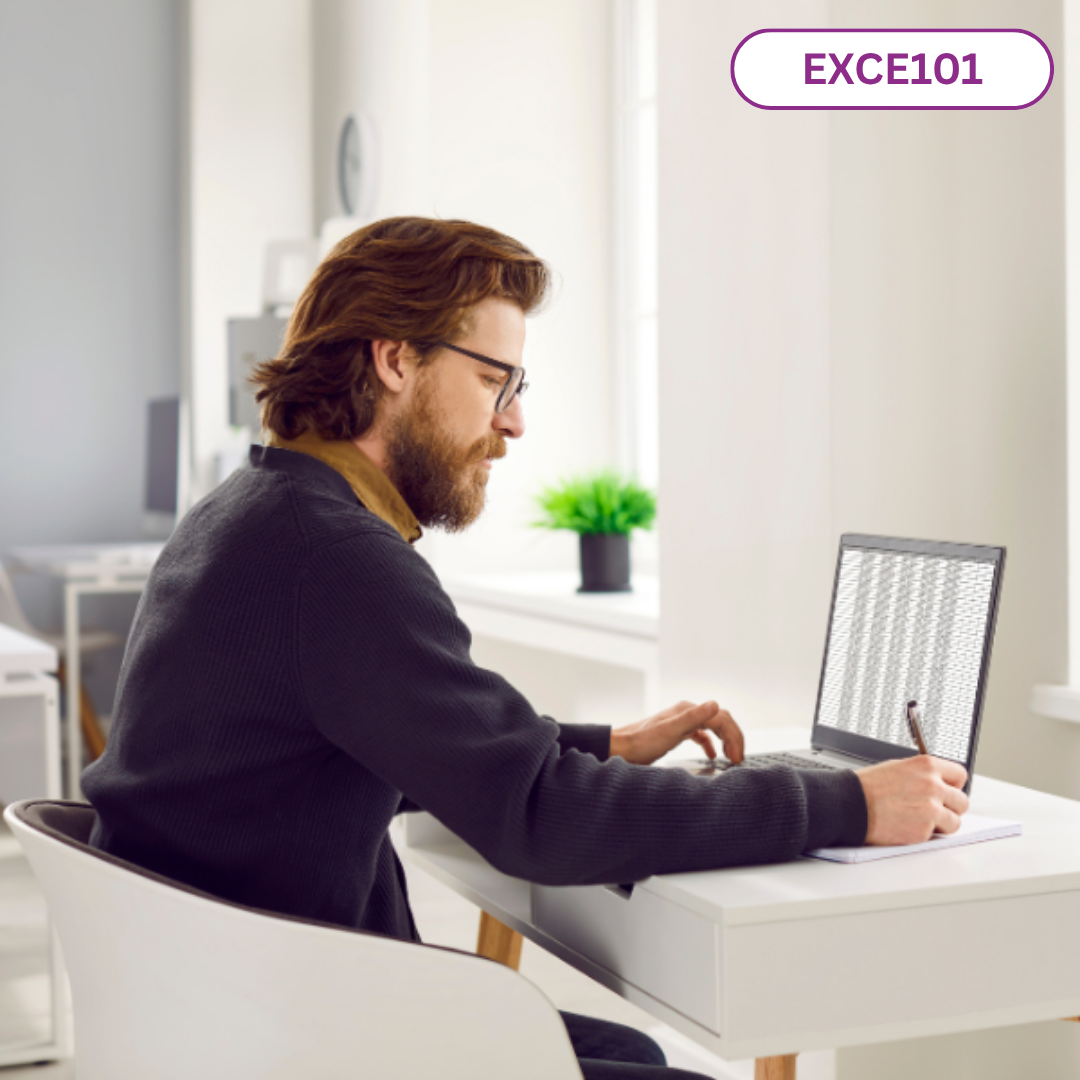 Microsoft Excel training course for beginners – learn formulas, data tables, and graphs.