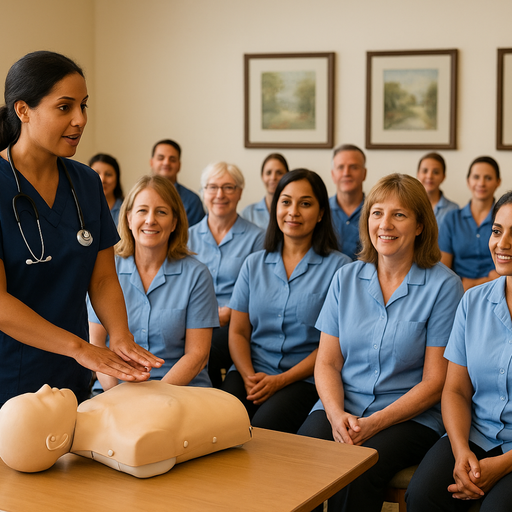 Support Worker Training Bundle by Dimarcorp Academy, enhancing aged care skills through practical workshops.